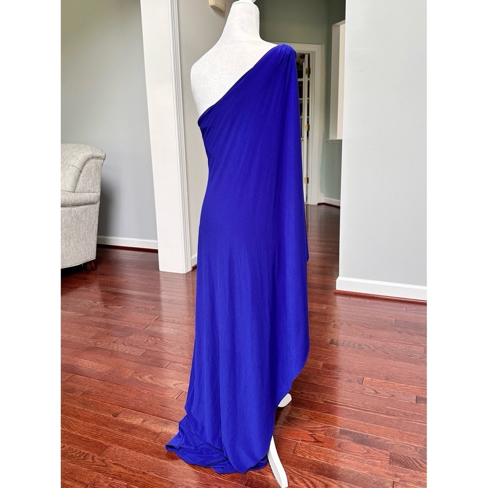 Lauren Ralph Lauren Green Label Black Tie Luxury Evening Gown Royal Blue - Picture 4 of 10